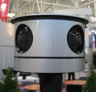 Panoramic camera head in the civil version
