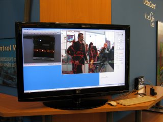 Ukzka detekce pohybu vGPU vkombinaci snovou rychlou kamerou DataCam
