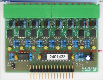 Obr. 10: Hledn vzor realizovan prostednictvm GPU - tento pklad trv asi 50ms na procesoru G80