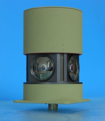 Panoramatická kamera OmniCam s otevřeným krytem
