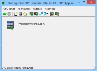 Konfigurační rozhraní OPC serveru