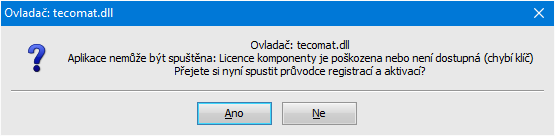 Registrace ovladae v prbhu spoutn aplikace