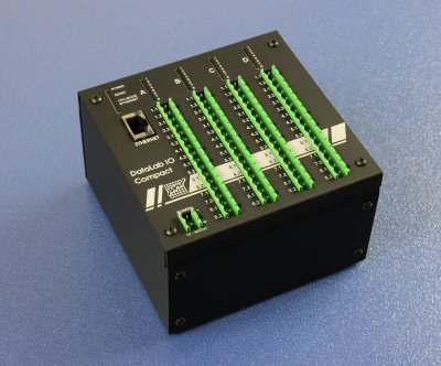 DataLab industrial I/O unit with Ethernet connection to TPCP/IP network