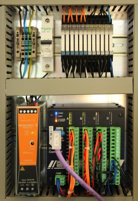 Small switchboards with DataLabs units are always close to the devices to be controlled