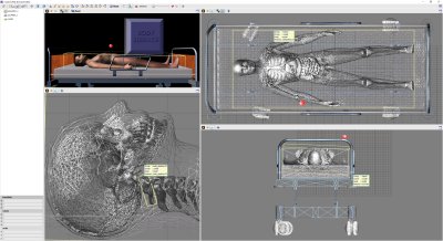 Model v editoru 3D scény v prostředí systému Control Web