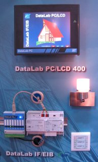 novinka DataLab PC/LCD 400 jako dic jednotka sbrnice EIB