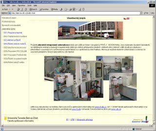 vodn strnka internetovho rozhran laboratoe