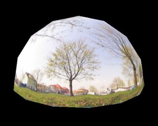 Jedna fotografie a polosfrick panorama je hotovo