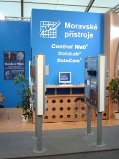 Vystavovali jsme novinky ze vech naich t zkladnch produktovch ad, Control Web, DataLab a DataCam